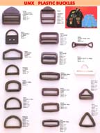 Plastic Buckle Series 2: D-Rings,
    Square Rings, Glides, Ladder Locks, Glove Hook Rings