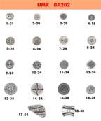 ABS antique silver fashion button ba202