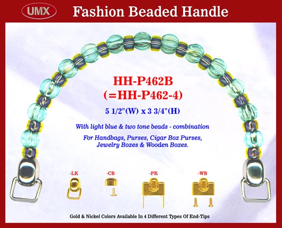 Beaded handbag handle hh-p462b