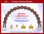 Beaded wood handbag handle hh6018