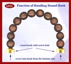 handbag round hook