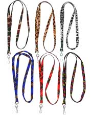 custom color pattern lanyards)