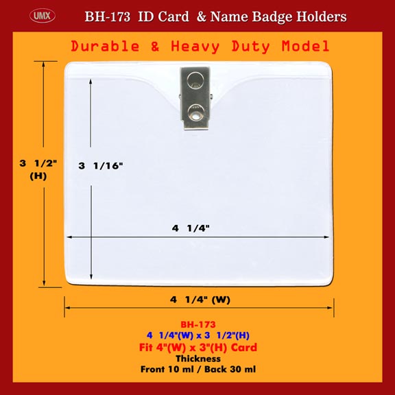 We are heavy duty I.D. holder wholesaler.