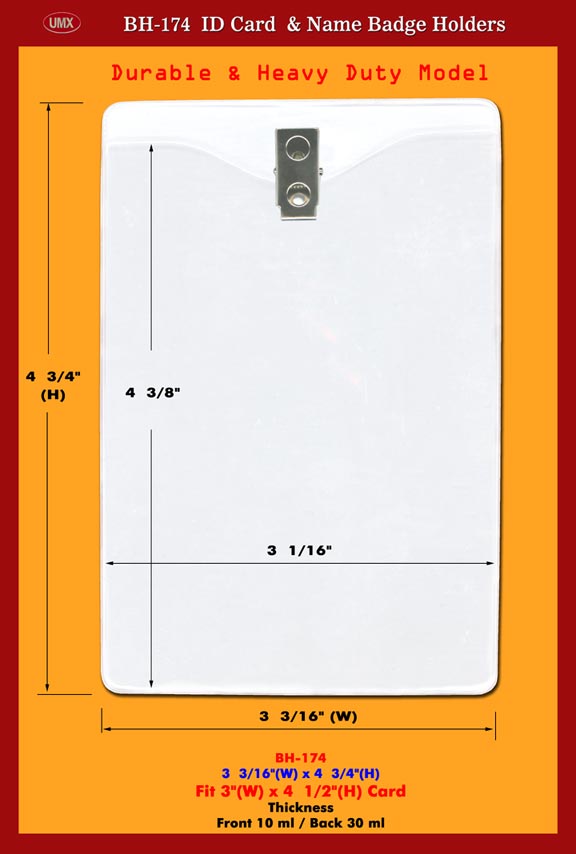 We are plastic ID holder wholesaler.