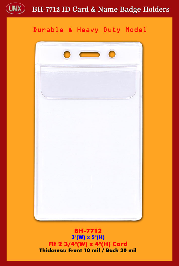 Flap ID Holders For Top Loading IDs