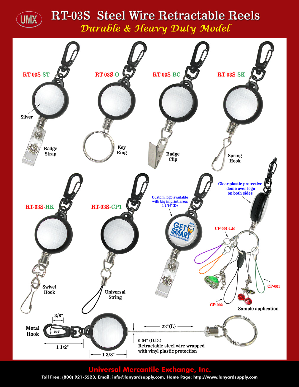 Heavy Duty Steel Wire Retractable Reels.