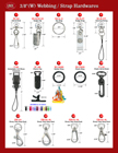 Helpful Hardware Attachment Reference Guide - For 3/8" Shoe String, Tube or Flat Webbing Lanyards