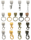 Ez-Adjustable Lanyard Hardware Supplies: Adjutable Swivel Hooks, Badge Clips, Key Rings, Cell Phone Connectors and Snap Hooks.