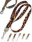 Leopard Straps: Leopard Print Straps, Rosette Coat Patterns Printed Straps.