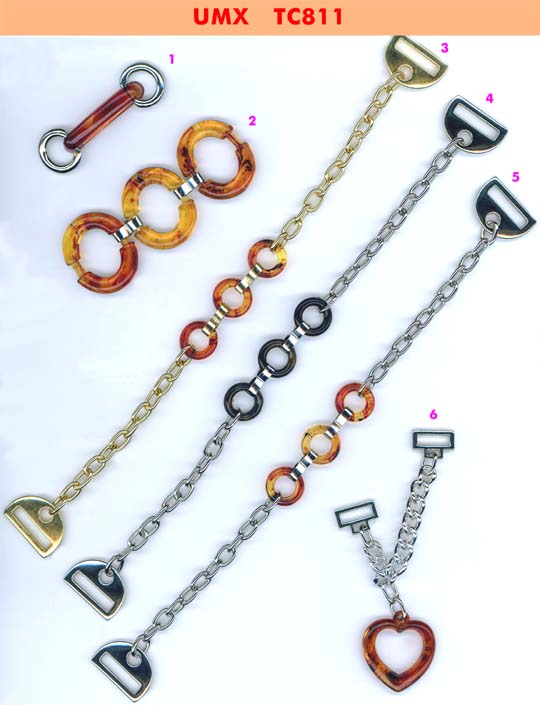 fashion trims, chains, buckles series tc811